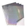 Self Adhesive Holographic Paper Foil Sticker Material Laser Printing A4 For Printer 